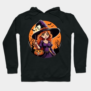 Cute halloween witch sassy spell caster Hoodie